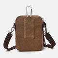 Belt Loop Holster Phone Purse - Small Canvas Crossbody Side Shoulder Bag