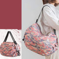 Large capacity foldable travel shopping bag