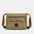 Vintage Canvas Messenger Bag – Large Capacity Shoulder Bag for Daily Use