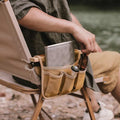 Camping chair armrest hanging storage bag