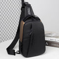 Waterproof Sling Bag for Men – Multi - Functional Chest Bag with USB Charging Port for Hiking, Cycling, and Travel