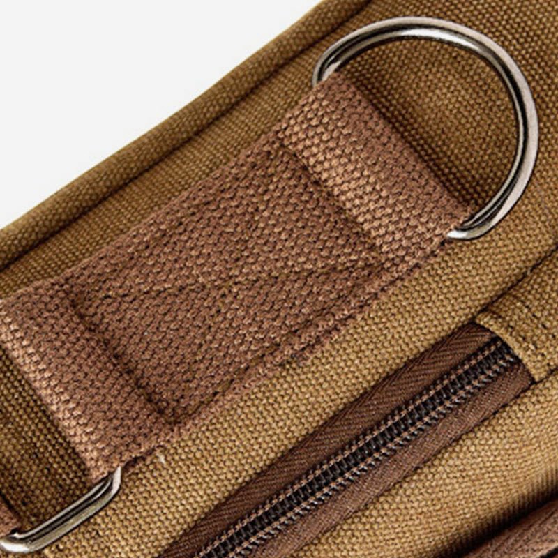 Retro Canvas Messenger Bag for Men – Crossbody Shoulder Bag for Business & Travel