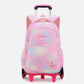 Durable Nylon Rolling Backpack for Kids – School Bag with Wheels, Adjustable Straps