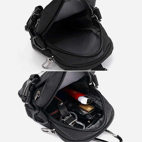 Waterproof Multifunction Solid Crossbody Bag – The Ultimate Daily Companion