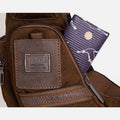 Large Canvas Chest Bag – Men’s Outdoor Sports Crossbody Sling Backpack