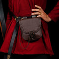Renaissance Belt Pouch Holster - EDC Leather Waist Bag Cosplay Coin Purse