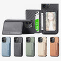 RFID blocking iPhone wallet case with card holder