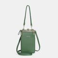 Multifunctional Kiss - Lock Crossbody Phone Bag
