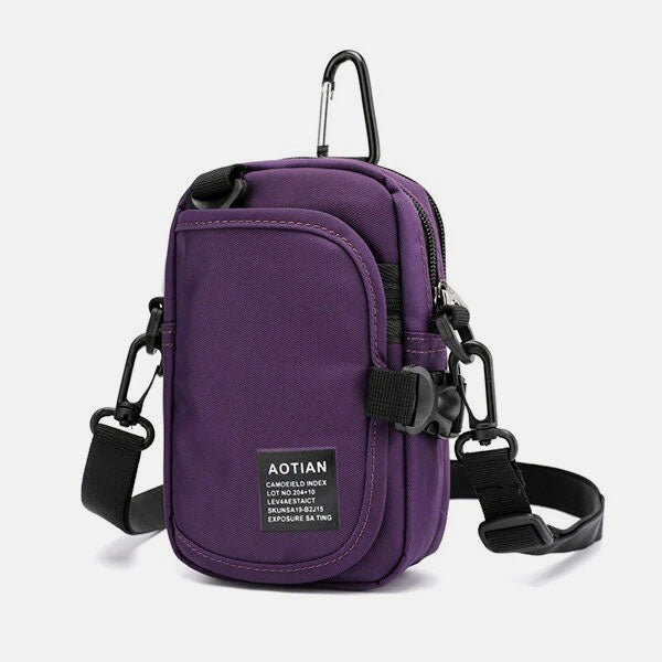 Waterproof Multifunction Solid Crossbody Bag – The Ultimate Daily Companion