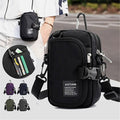 Waterproof multifunction crossbody messenger bag