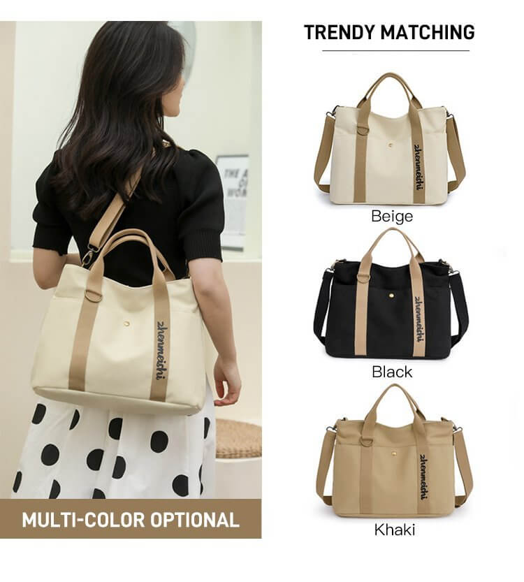 Large - capacity stylish canvas bag