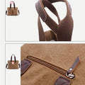 Unisex Canvas Shoulder Bag – Retro Casual Handbag & Work Tote