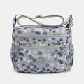 Large Capacity Waterproof Floral Crossbody Bag for Women – Stylish Shoulder Bag with Multiple Pockets