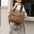 Versatile Women's Canvas Bag: A Stylish Small Bag for Work and Beyond