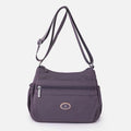 Multiple Color Crossbody Purse for Women - Large Nylon Commuter Bag