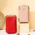 Women's Vegan Leather Crossbody Phone Purse with Card Slot | Stylish Shoulder Bag