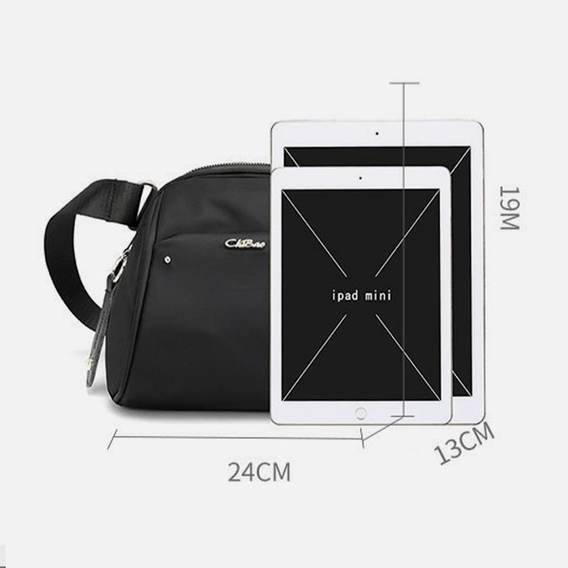 Simple Crossbody Bag for Women – Large Capacity Nylon Outing Bag for Daily Use & Shopping