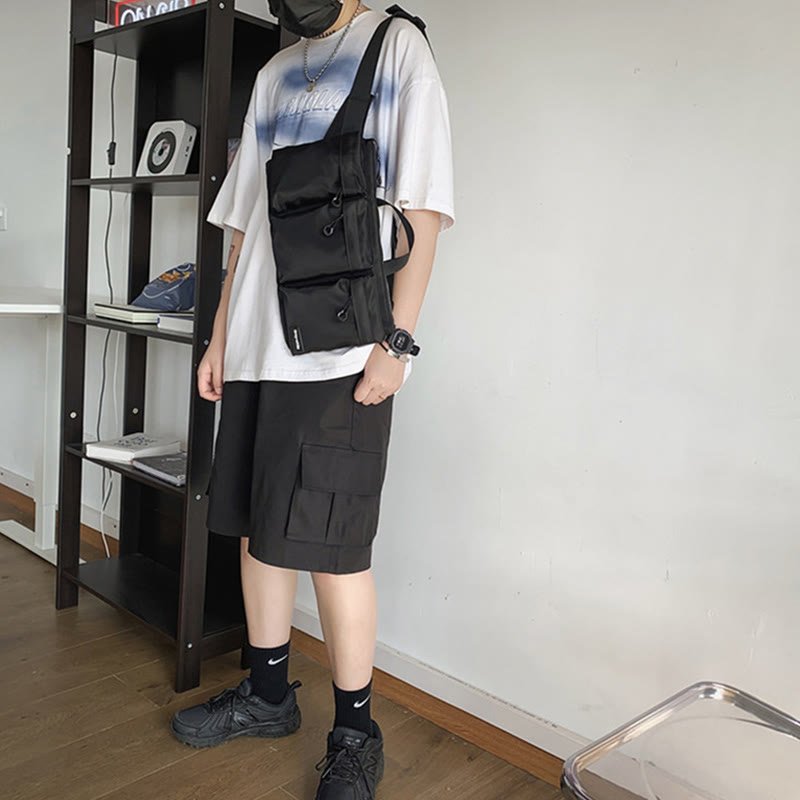 Men’s Sports Waist Bag – Large Capacity Leisure Crossbody Bag