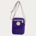 Mini Crossbody Bag – Waterproof Nylon Simple Solid Color Shopping Bag