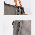 Large Capacity Casual Canvas Crossbody Bag for Women – Stylish & Practical
