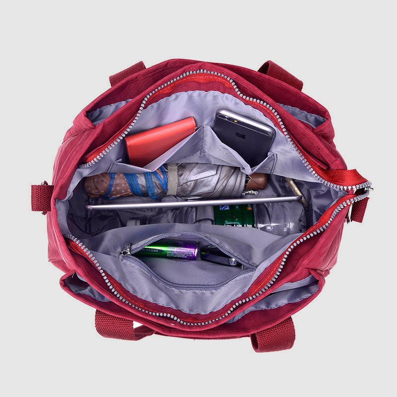 Women's waterproof large capacity crossbody tote