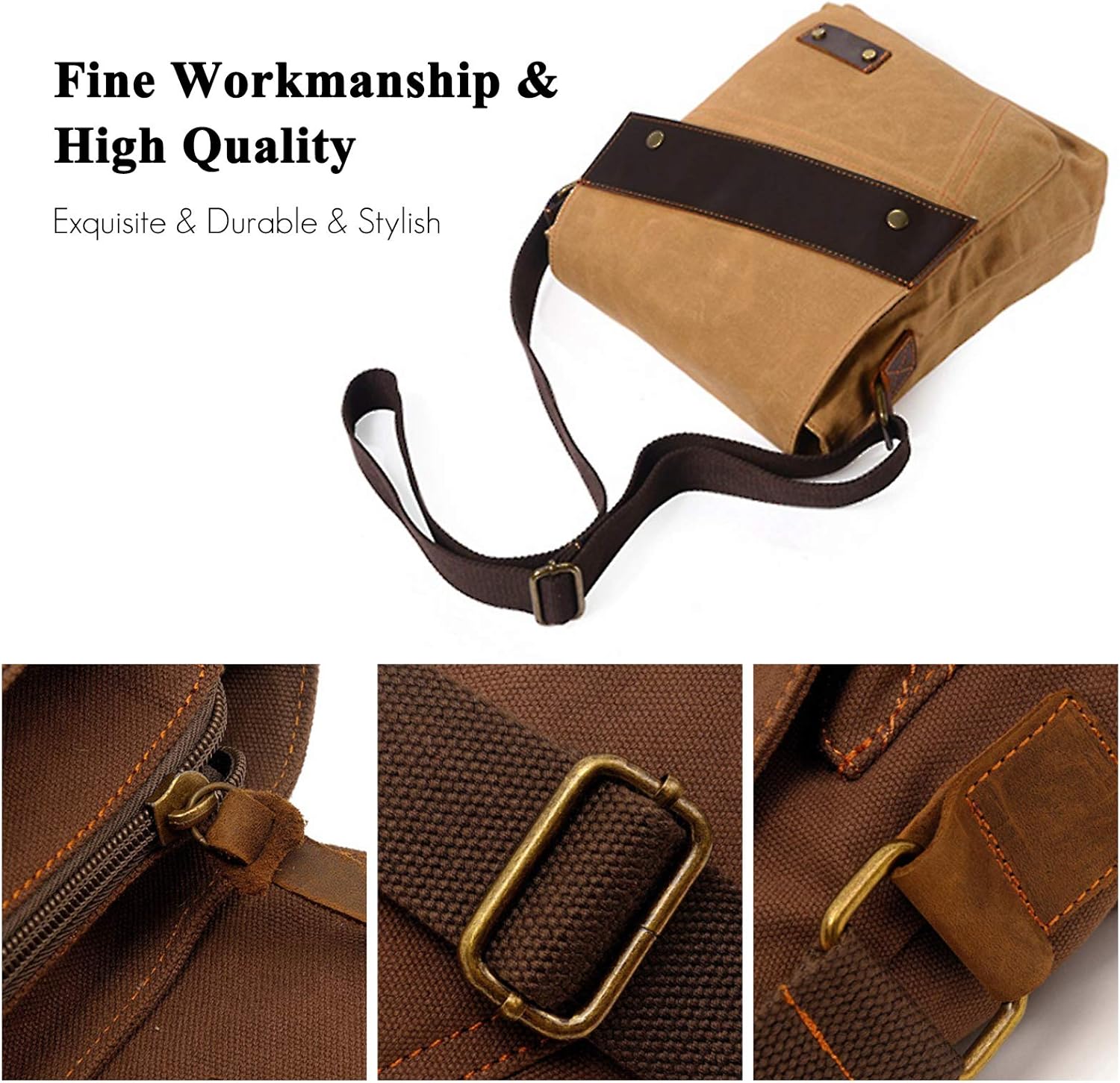 Business Messenger Canvas Shoulder Bag