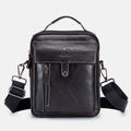 Large capacity real leather multifunctional crossbody bag