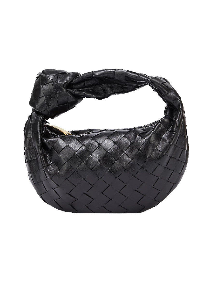 Mini leather knot handbag