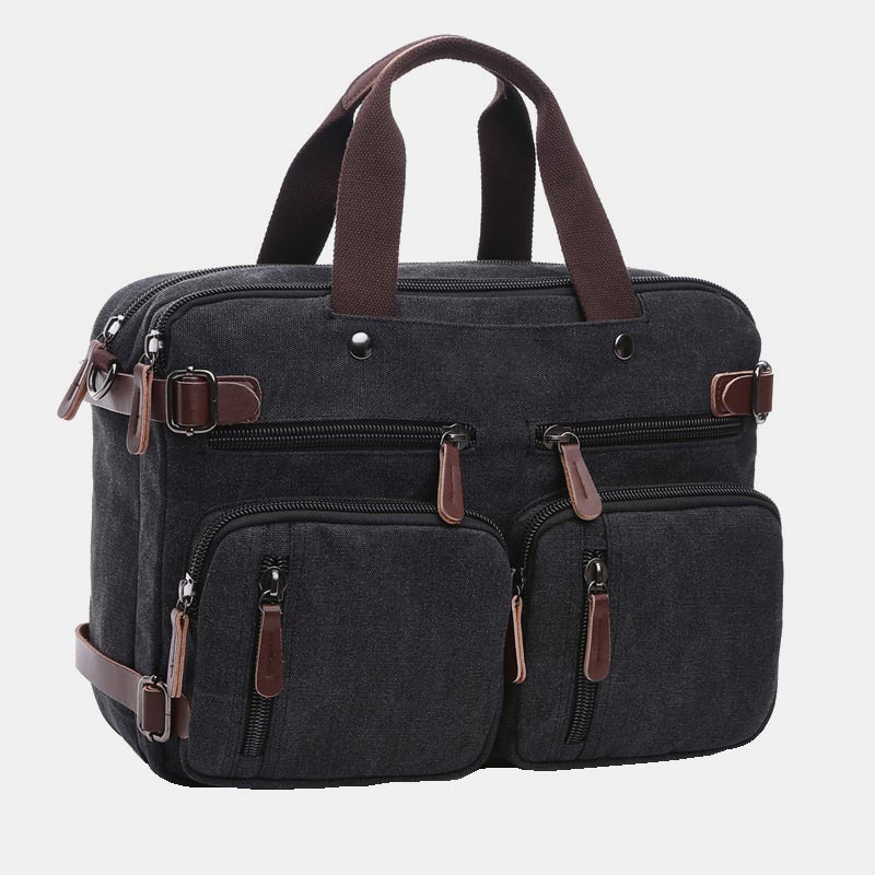 3 Way - Use Large Capacity British Style Briefcase – Versatile Elegance for Work and Travel