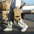 Men's Retro Sling Bag – Outdoor Casual Crossbody Chest Bag for Travel & Sport