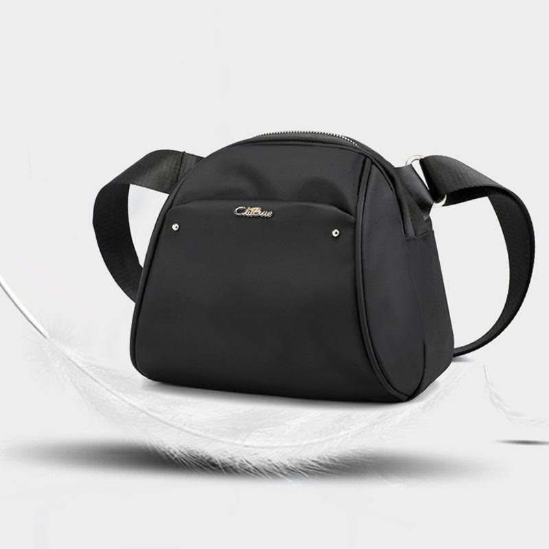 Simple Crossbody Bag for Women – Large Capacity Nylon Outing Bag for Daily Use & Shopping