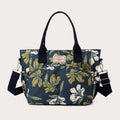Women's ethnic flower crossbody top-handle bag