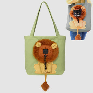 Small animal canvas pet carrier shoulder bag