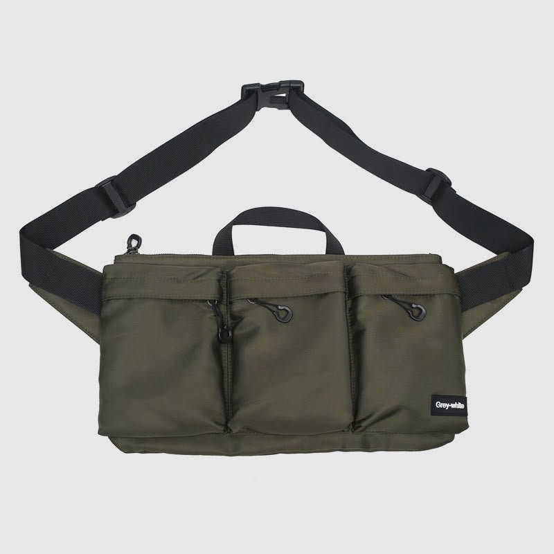 Men’s Sports Waist Bag – Large Capacity Leisure Crossbody Bag