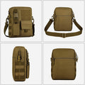 Waterproof Casual Outdoor Messenger Bag for Men – Adjustable Strap, Zipper Closure