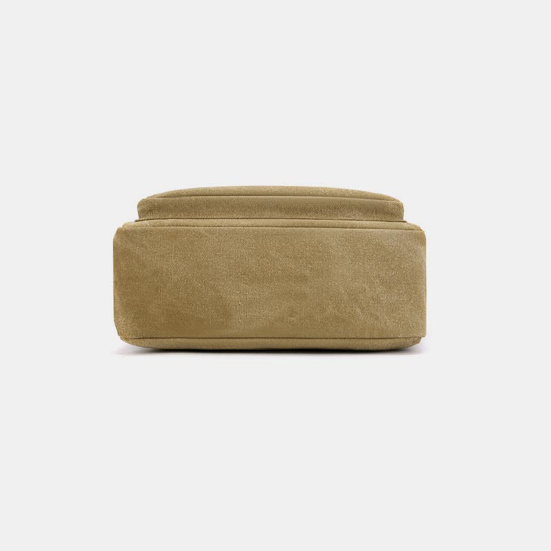 Vintage Canvas Messenger Bag – Large Capacity Shoulder Bag for Daily Use