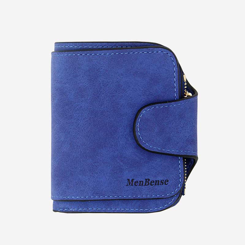 Small Wallet for Women – Multi - Slot Bifold Wallet with Zipper Pocket & ID Window