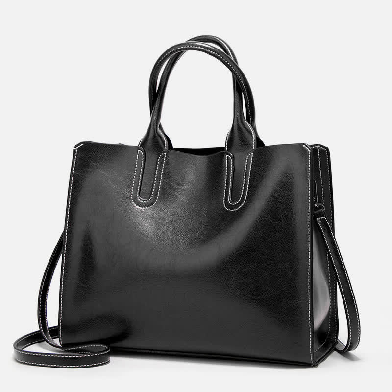 Laptop Tote Bag for Women – Business Work Bag & Casual Leather Handbag