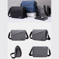 Waterproof Men’s Canvas Messenger Bag - Small Laptop Crossbody Bag