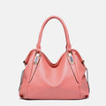 Women's Leather Tote Shoulder Bag | Top - Handle Satchel Hobo Purse