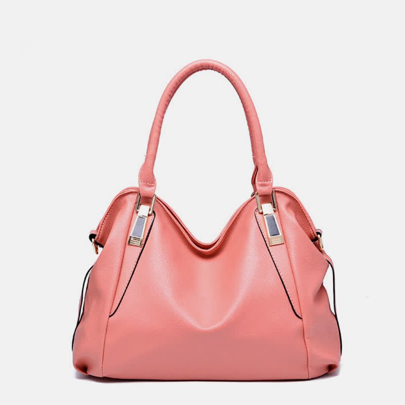 Women's Leather Tote Shoulder Bag | Top - Handle Satchel Hobo Purse