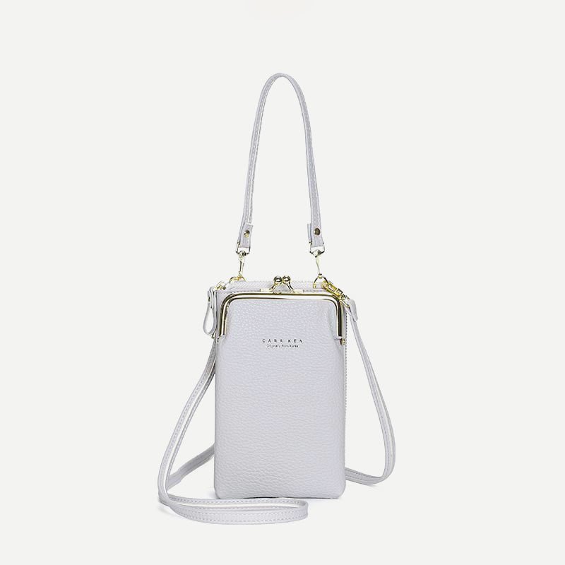 Women's Vegan Leather Crossbody Phone Purse with Card Slot | Stylish Shoulder Bag