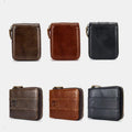 RFID Antimagnetic Vintage Genuine Leather Wallet