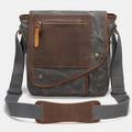 Retro Casual Shoulder Bag: Classic and Creative Design in High Quality Canvas