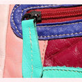 Women's Genuine Leather Splice Rivet Backpack - Stylish & Durable Shoulder Bag for School, Travel, & Daily Use