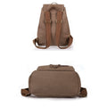 Vintage Canvas Backpack for Women & Girls – Drawstring Rucksack for School & Travel