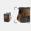 Vintage Canvas Backpack | Travel Laptop Backpack for Men & Women | School & College Backpack
