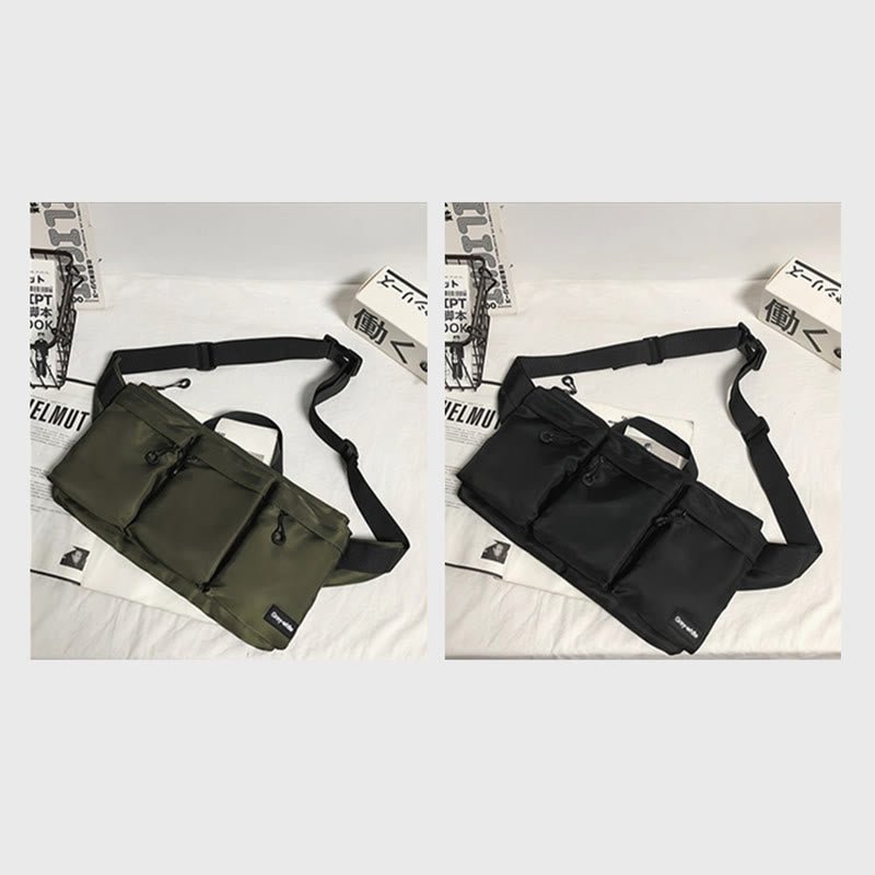Men’s Sports Waist Bag – Large Capacity Leisure Crossbody Bag