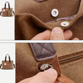 Unisex Canvas Shoulder Bag – Retro Casual Handbag & Work Tote