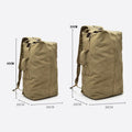 Men’s Large Capacity Canvas Backpack for Sports & Travel